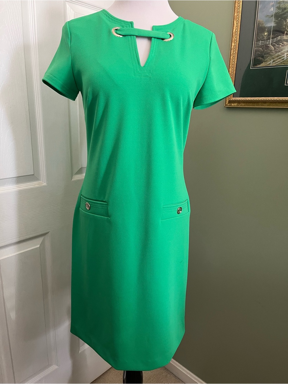 Tommy Hilfiger Green Dress Size 6